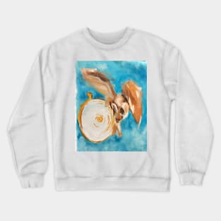 Alice in Wonderland white hare Lost in the Clockwork Crewneck Sweatshirt